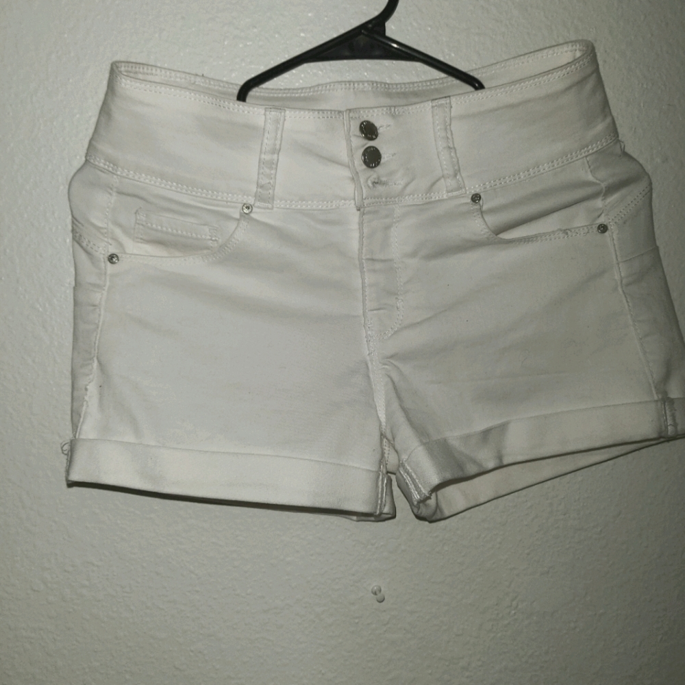 Women's white shorts